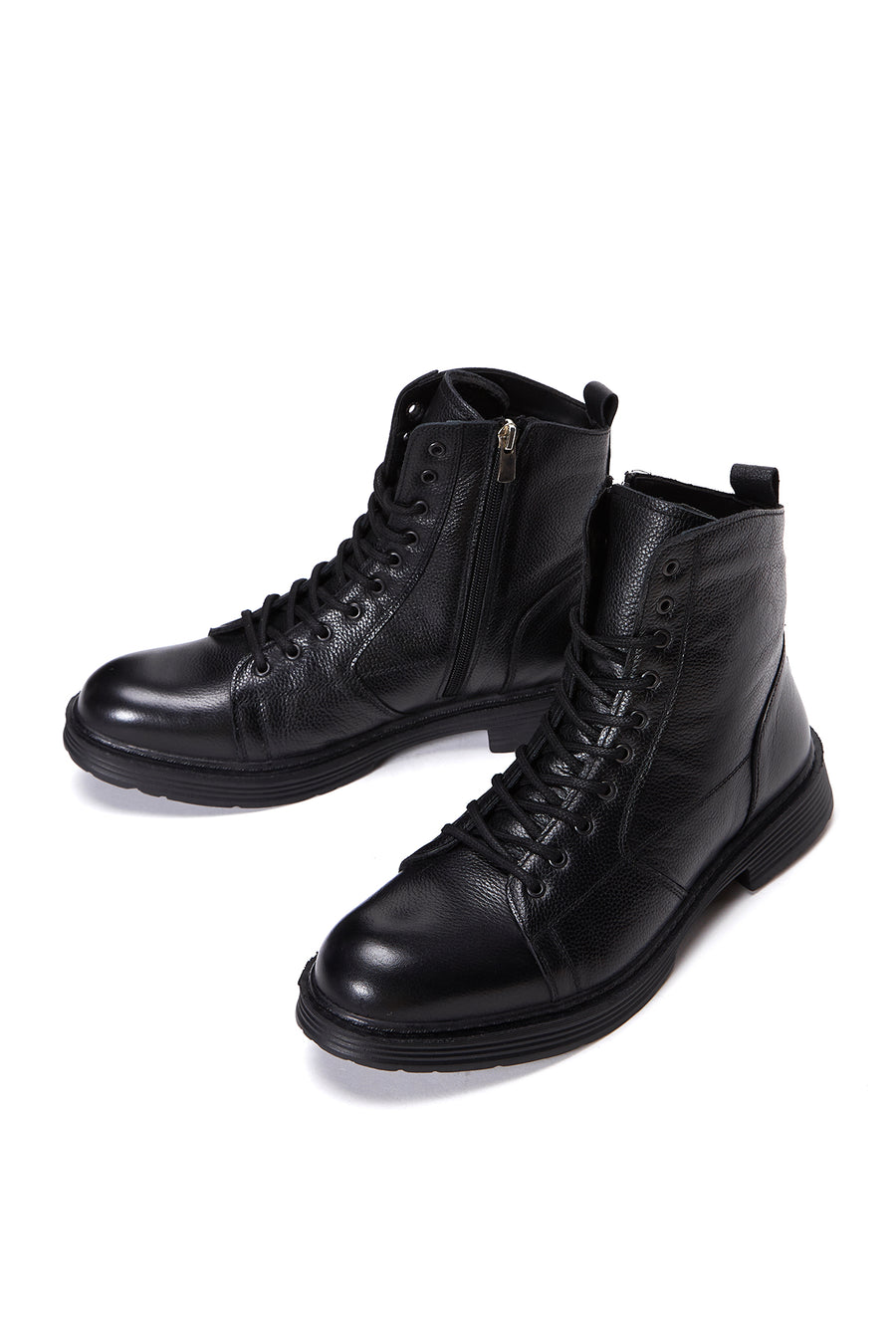 Men's Black Leather Classic Boots