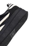 Woman Black Lace-Up Chunky Sneaker | Derimod