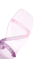Women's Purple Transparent Jelly Slippers | Derimod