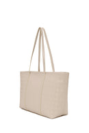 Woman Beige Printed Shoulder Bag | Derimod