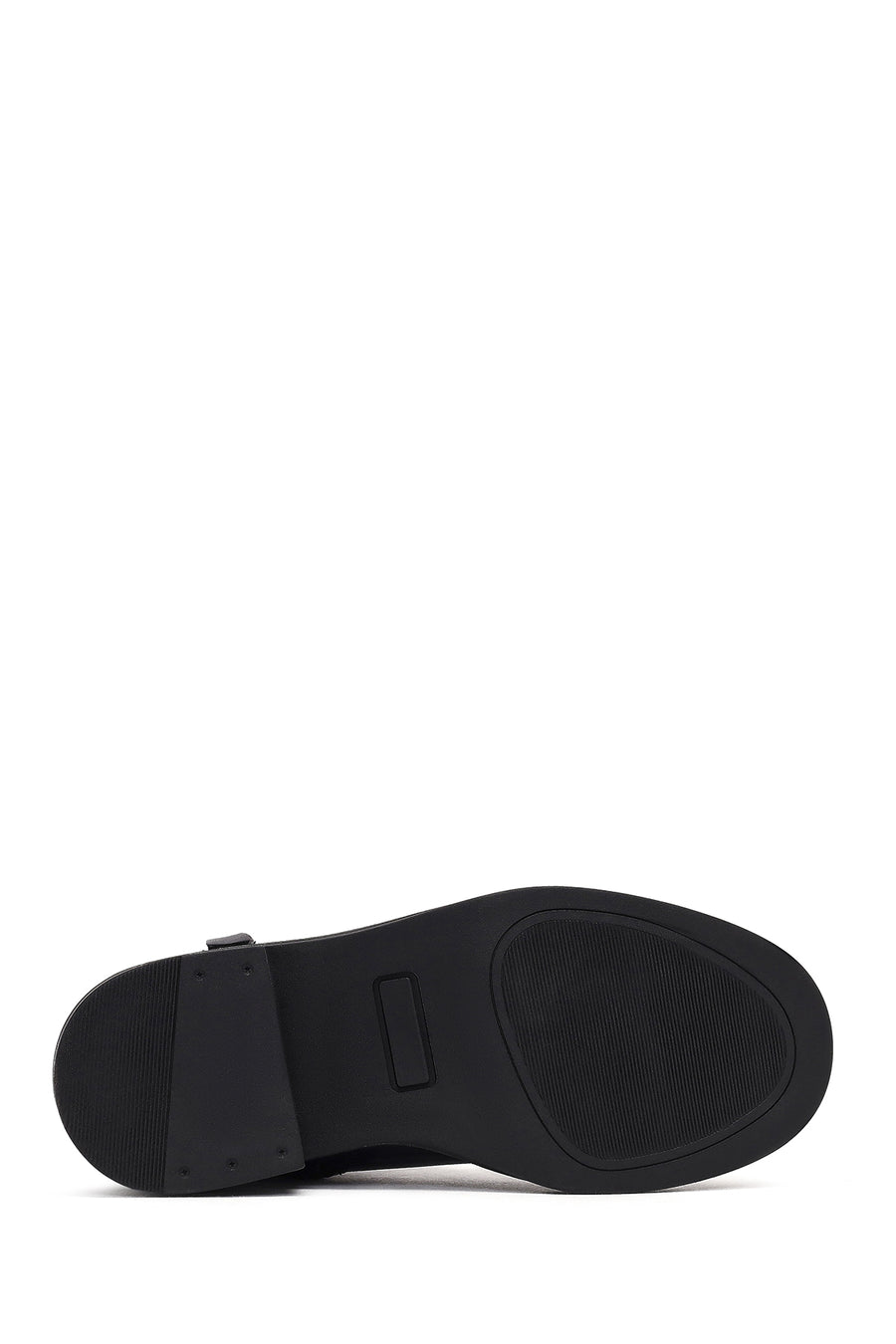 Women's Black Zippered Leather Boots