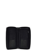 Men's Black Leather Mini Handbag | Derimod
