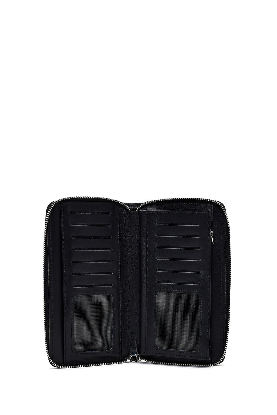 Men's Black Leather Mini Handbag