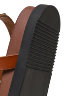 Woman Tan Embellished Sandals | Derimod