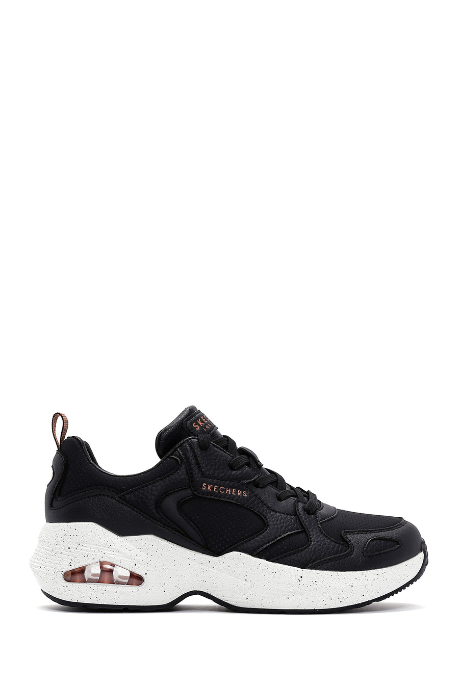 Skechers Women's Black Out Street Fun Thick Soled Sneaker 177052 BLK | Derimod