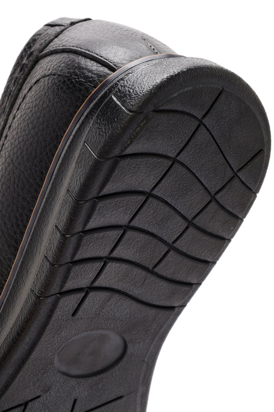 Men's Black Lace-up Leather Casual Shoes