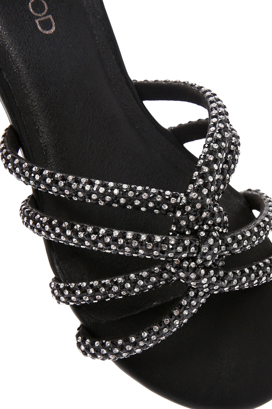 Women's Black Stone Slippers