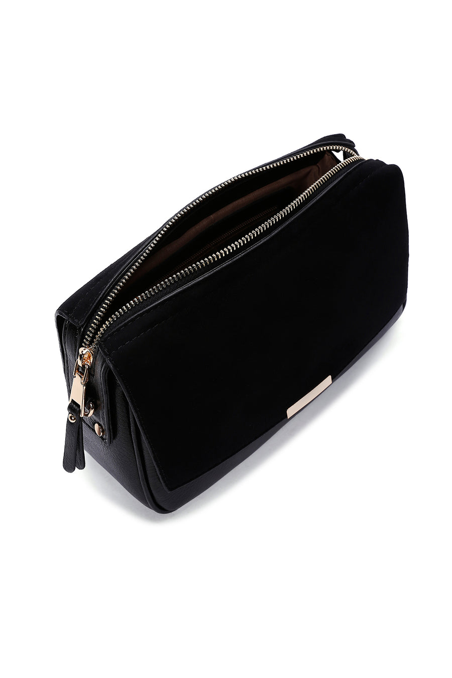Women's Black Long Strap Crossbody Bag