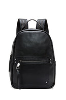 Women's Black Studded Backpack | Derimod