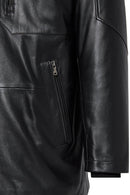 Nathan Men's Black Leather Coat | Derimod