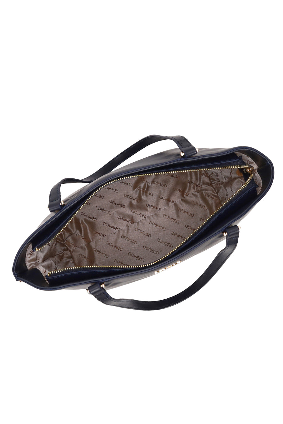 Woman Navy Long-Strap Classic Shoulder Bag