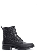 Women's Studded Detailed Leather Boots | Derimod