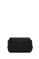 Woman Black Printed Shoulder Bag | Derimod