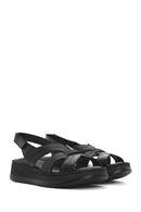 
Women's Black Thick Sole Leather Comfort Sandal
 | Derimod
