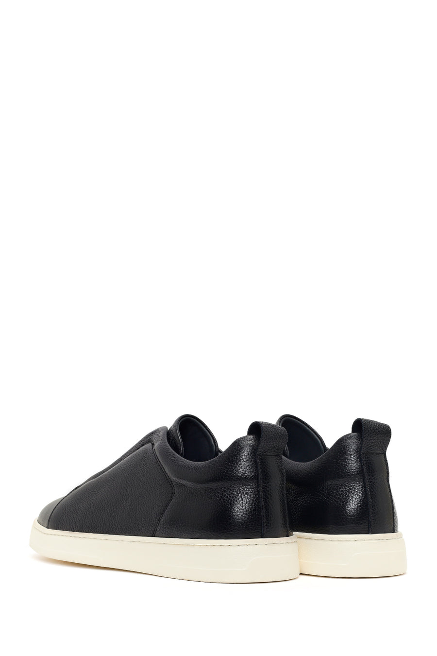 Erkek Siyah Deri Sneaker