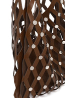 Woman Brown Mesh Shoulder Bag | Derimod