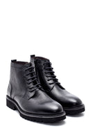 Men's Leather Zippered Boots | Derimod