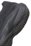 Male Gray Lace-Up Thick-Soled Fabric Sneaker | Derimod