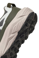 Derimod Studio Men's Green Lace-Up Thick-Soled Sneaker | Derimod