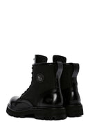 Harley Davidson Men's Black Jesus Exc Laced Leather Boots | Derimod