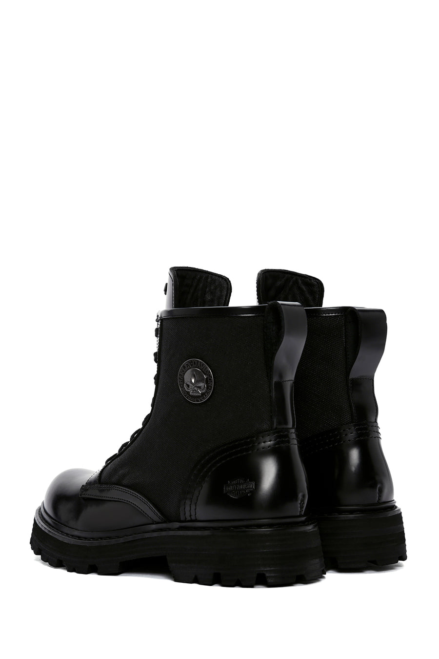 Harley Davidson Men's Black Jesus Exc Laced Leather Boots