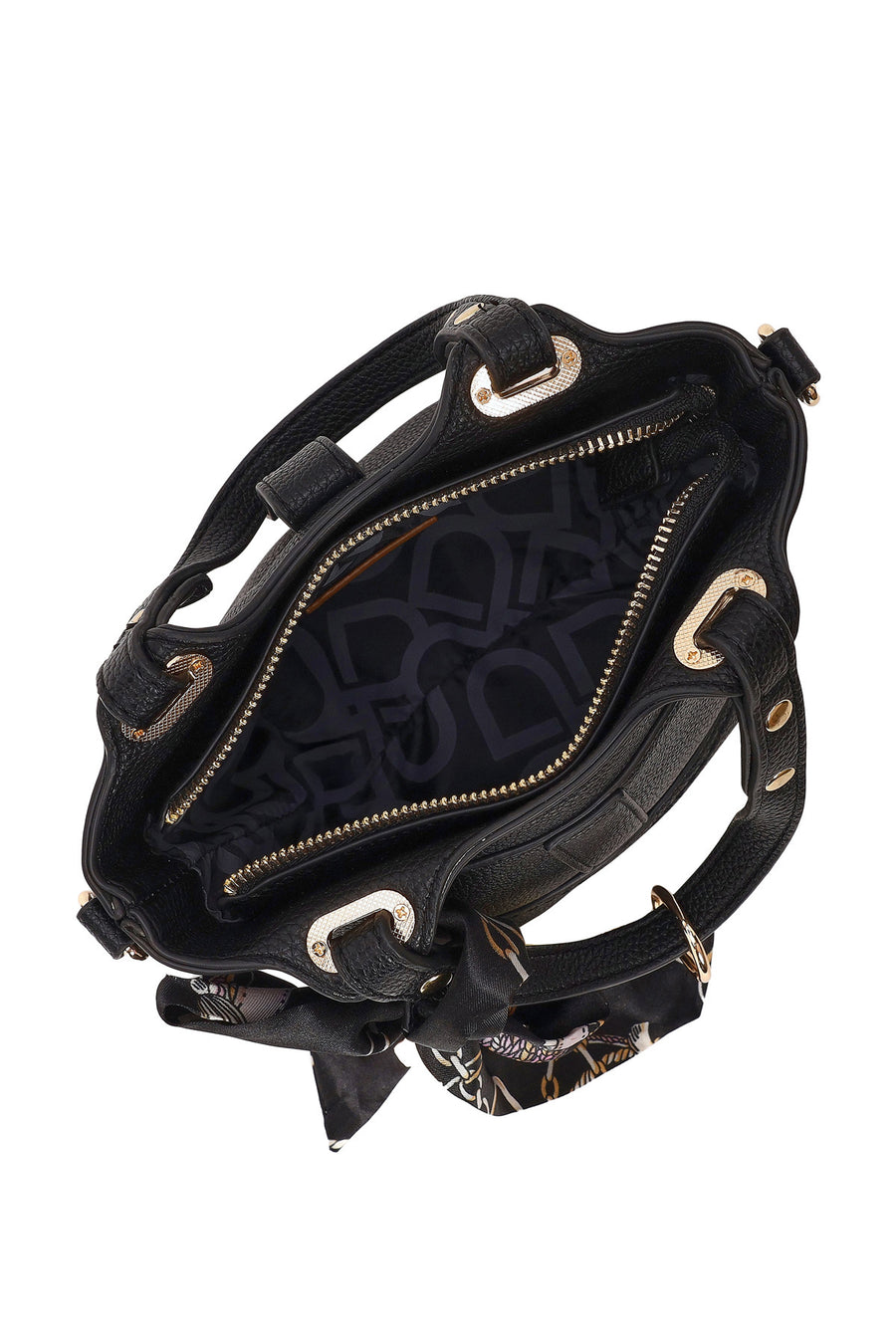 Woman Black Long-Strap Mini Shoulder Bag