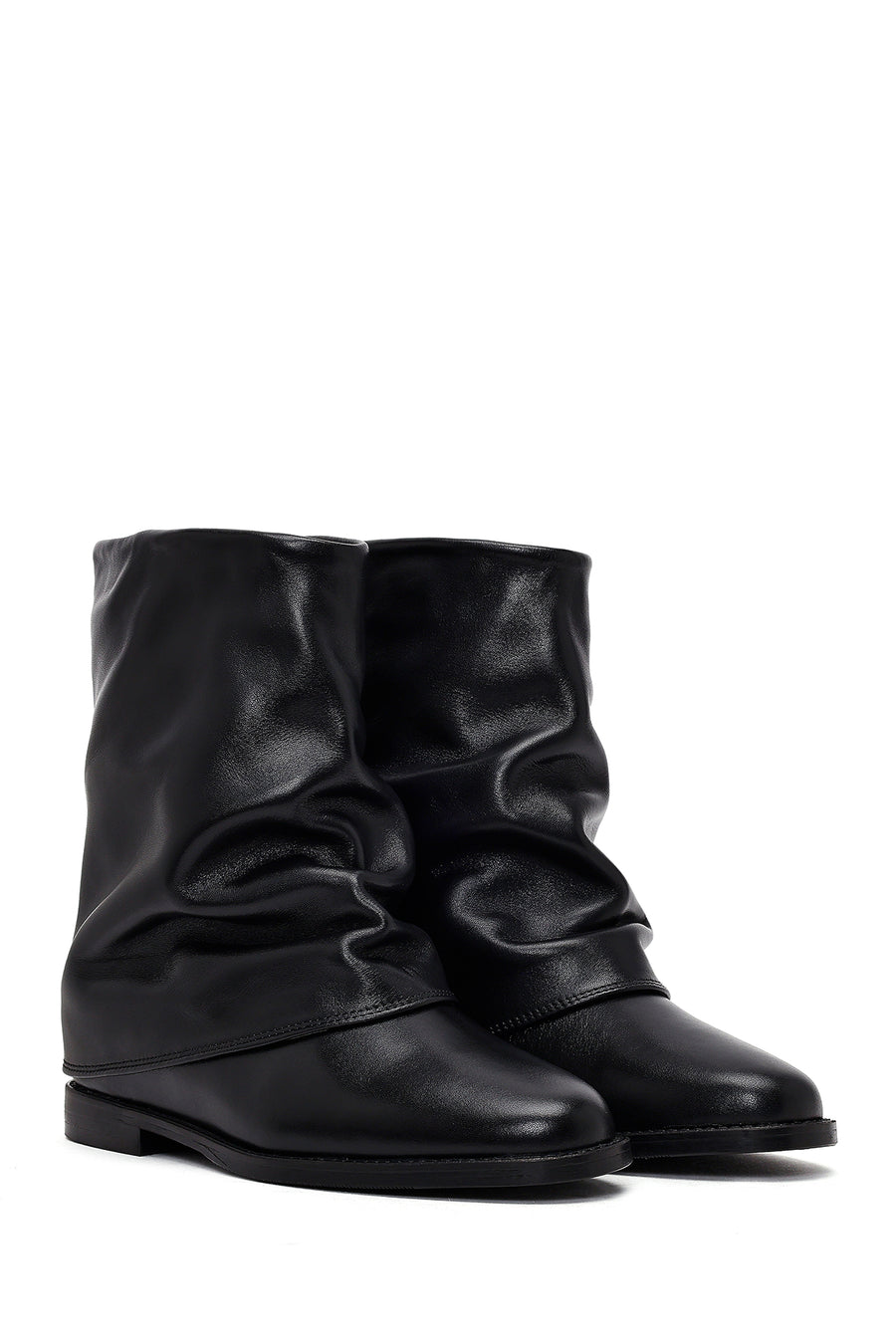 Women's Black Leather Boots