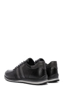Men's Black Lace-up Leather Sneaker | Derimod