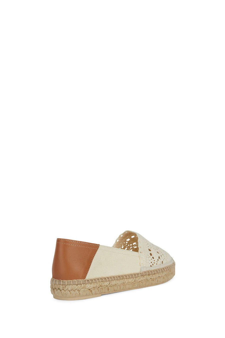 Geox Women's Mink Lampedusa Knit Leather Espadrille
