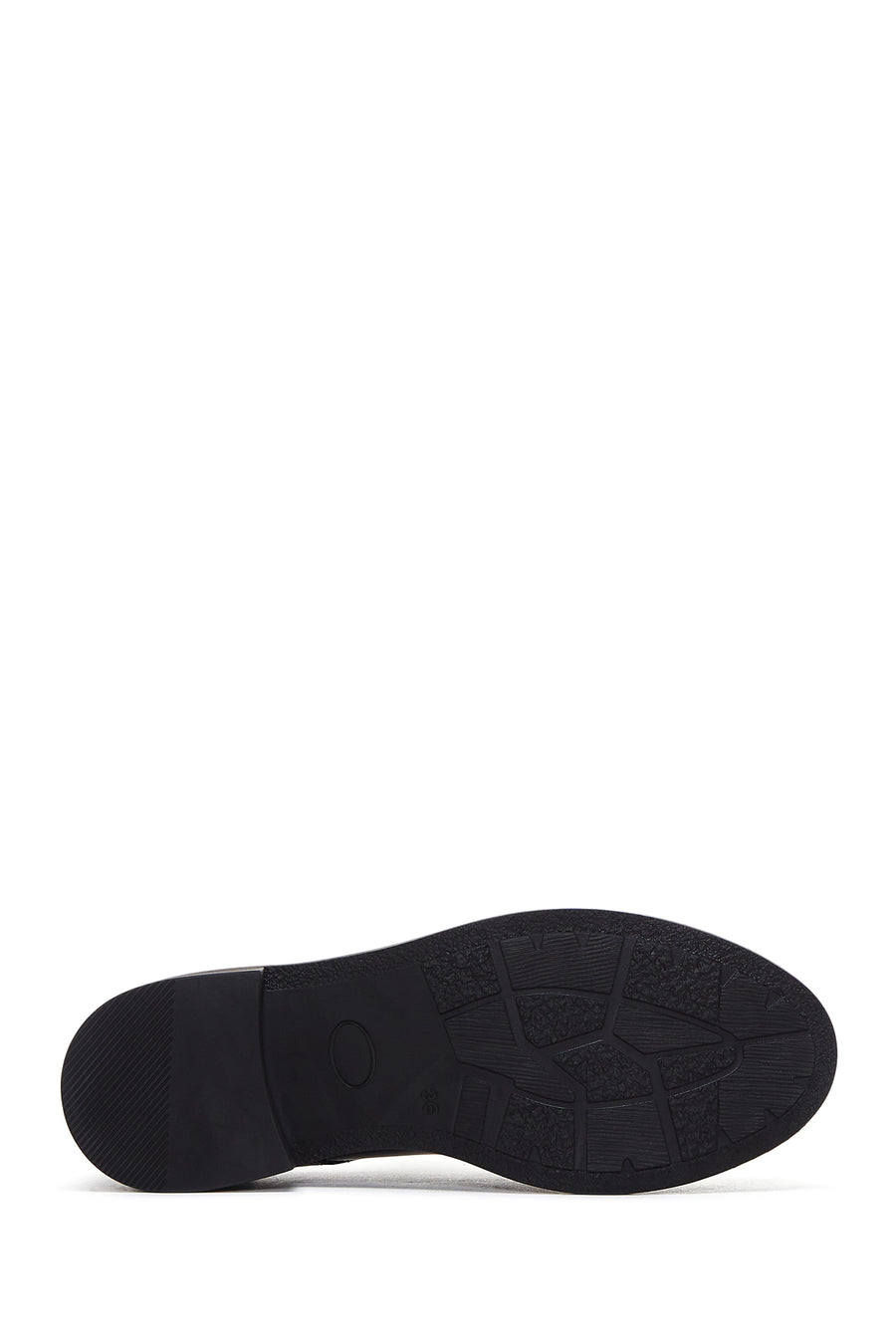 Women's Black Patent Leather Masculine Shoes