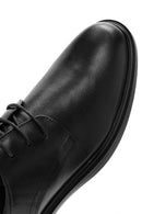 Men's Black Laced Leather Classic Shoes | Derimod
