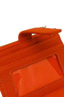 Woman Orange Charm Card Holder | Derimod