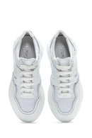 Women's Leather High Sole Sneaker | Derimod