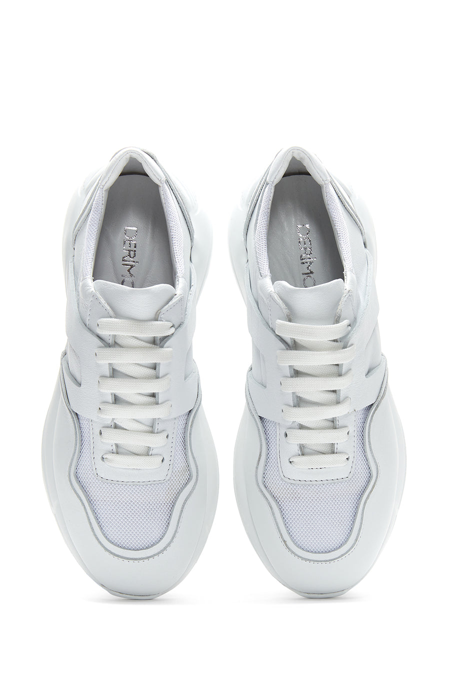 Women's Leather High Sole Sneaker