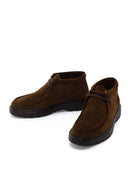 Men's Brown Suede Leather Casual Boots | Derimod