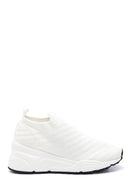 Kadın Beyaz Kalın Tabanlı Sneaker | Derimod