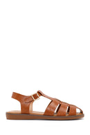 Women's Tan Ankle Buckle Sandals | Derimod