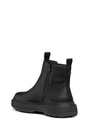 Geox Woman Siyah Leather Chelsea Bot | Derimod