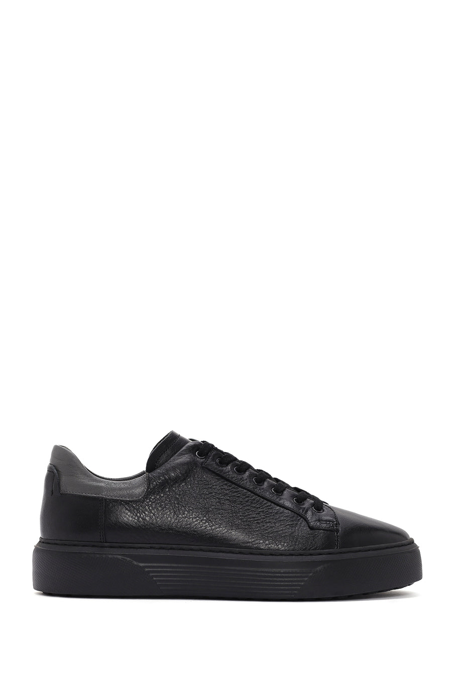 Men's Black Lace-up Leather Sneaker 23WFD660618 | Derimod