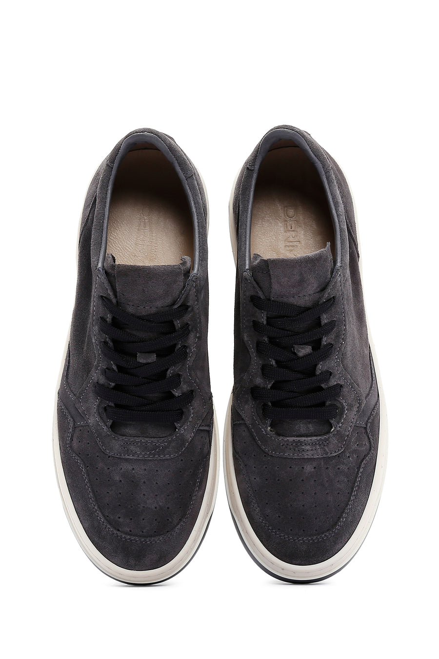 Men's Anthracite Suede Leather Sneaker
