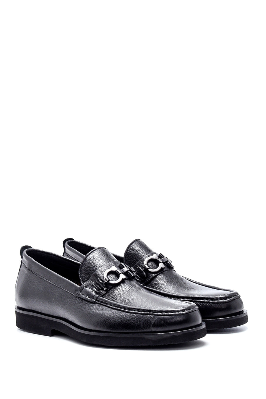 Men's Leather Buckle Loafer