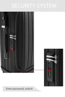 D-Pack Unisex Black Cabin Size Suitcase | Derimod