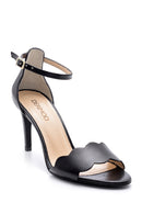 Women's Leather Heeled Sandals | Derimod