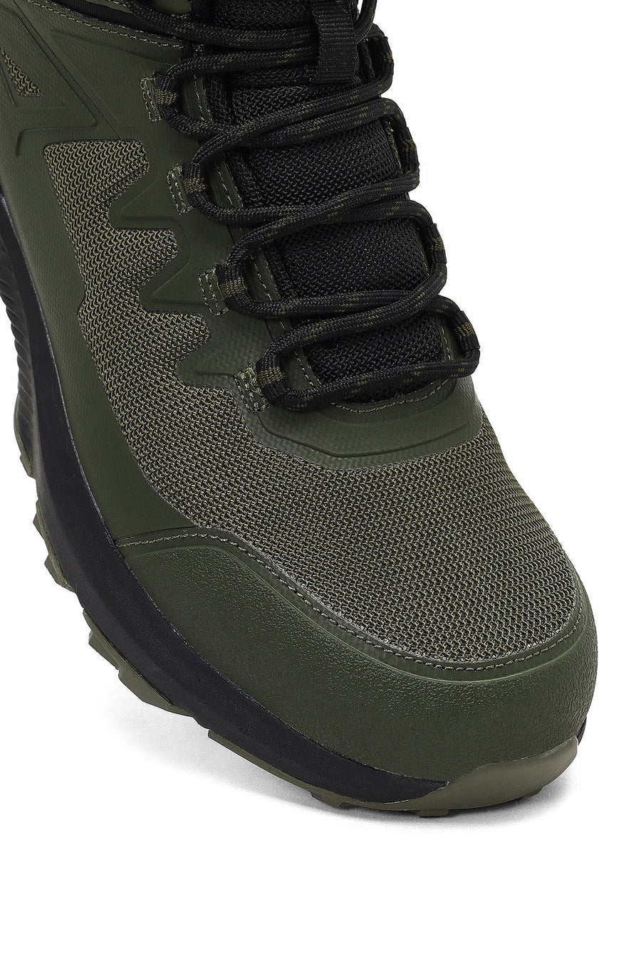 Derimod Dry Men Khaki Lace-Up Thick-Soled Outdoor Boot