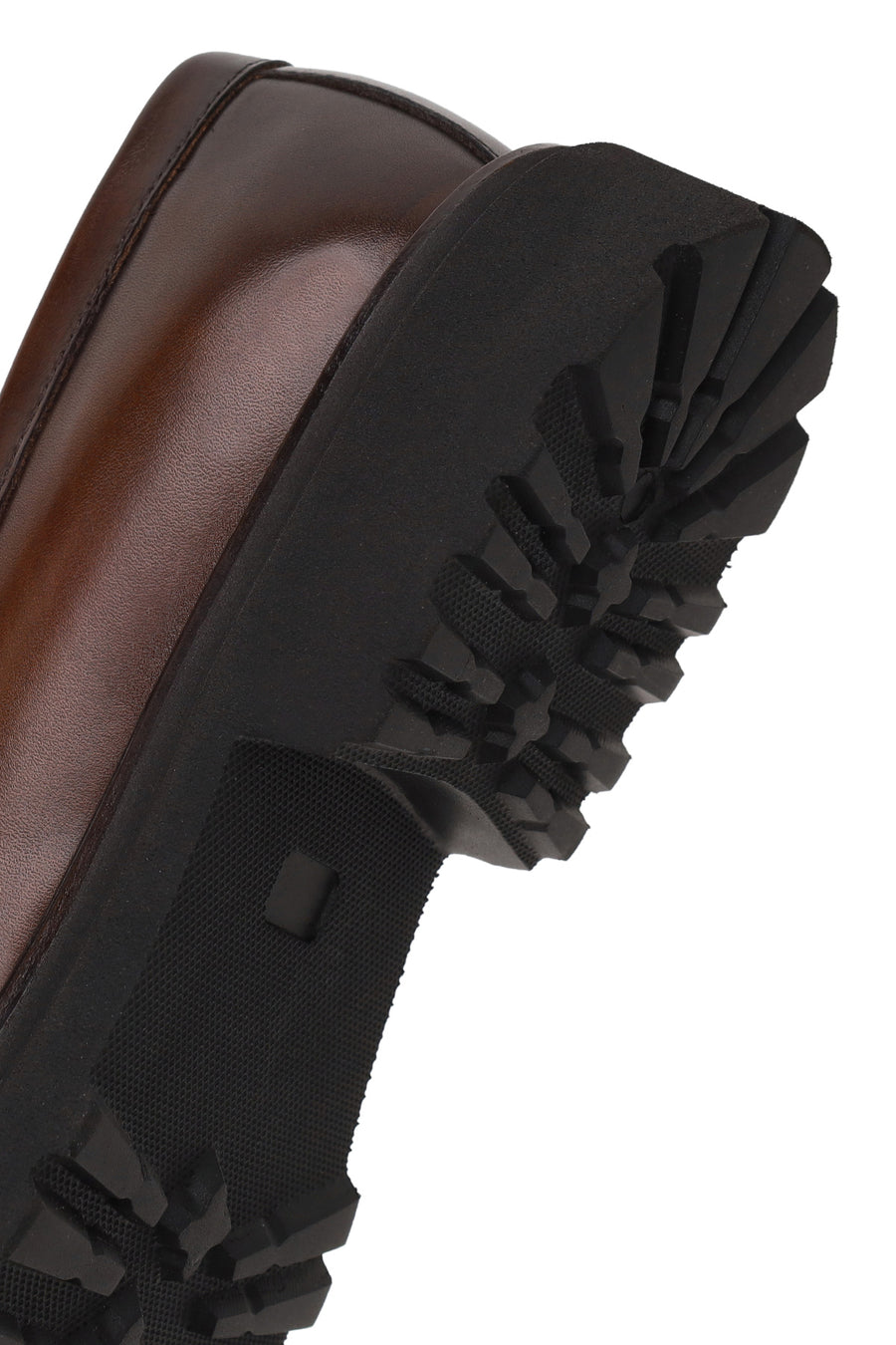 Erkek Kahverengi Deri Casual Loafer