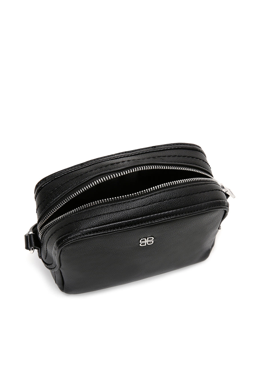 Women's Black Long Strap Crossbody Bag