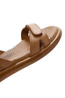 Kadın Taba Deri Comfort Sandalet | Derimod