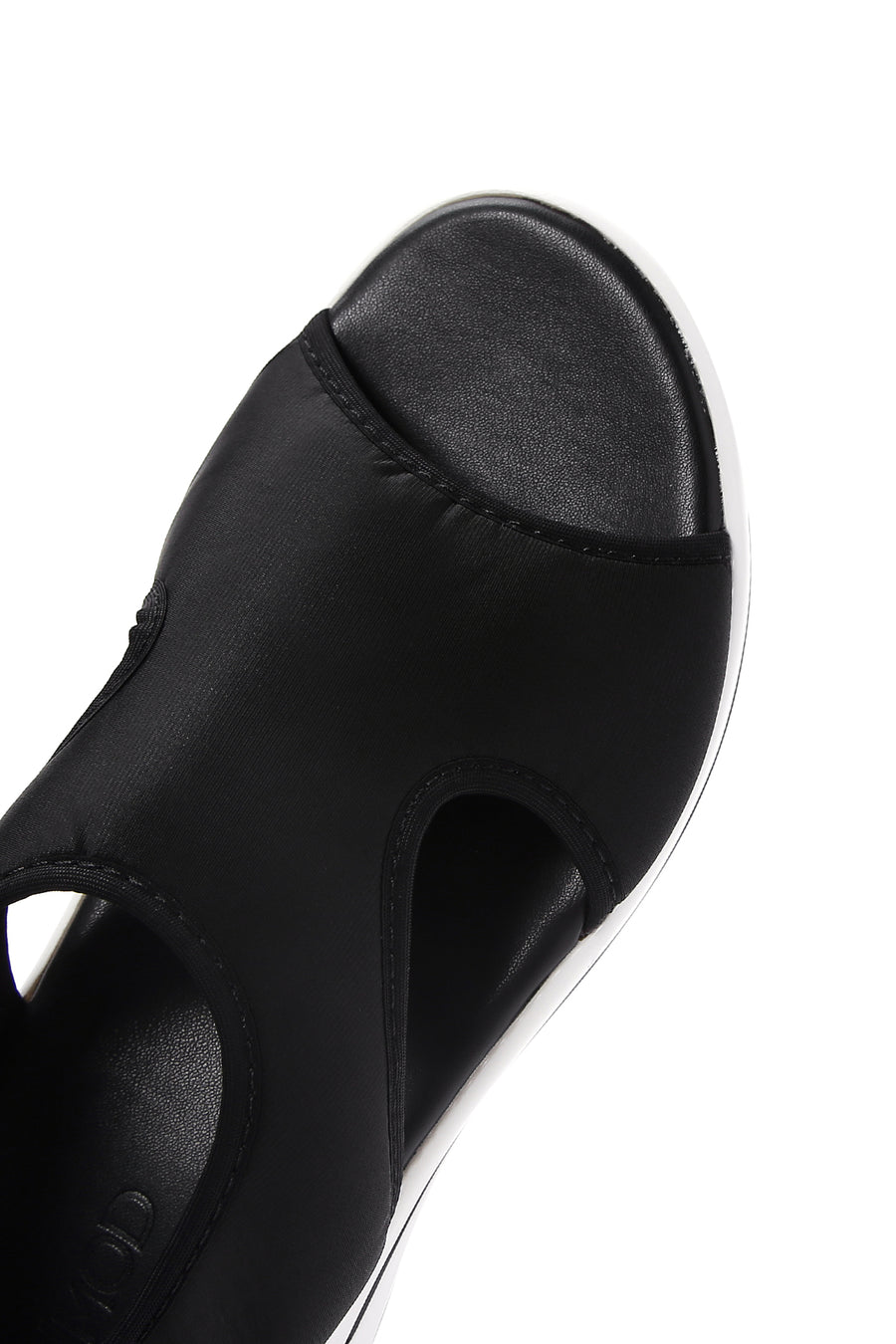 Kadın Siyah Kalın Tabanlı Comfort Sandalet