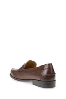 Geox Men's Brown New Damon Leather Loafer | Derimod