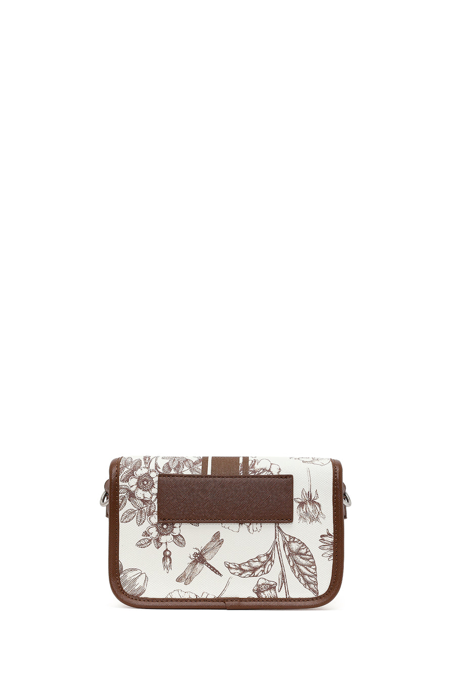 Woman Brown Printed Mini Crossbody Bag